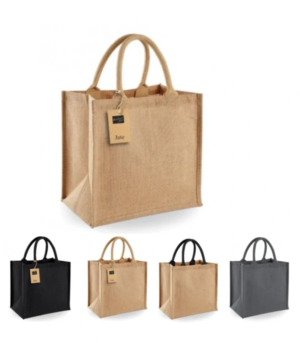 Westford Mill W413 Jute Mini Tote